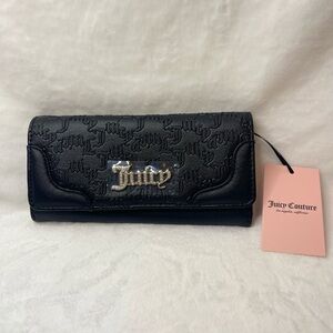 Juicy Couture black wallet with crystals